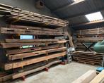 Eiken gebinten, balken, schaaldelen en planken, Doe-het-zelf en Verbouw, Hout en Planken, Eiken, Nieuw, Ophalen of Verzenden, 50 mm of meer