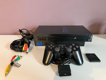 PS2 Console (Phat) met Controller & Geheugenkaart beschikbaar voor biedingen