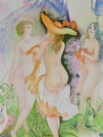 Zeefdruk Armandine Doré - Nus aux oiseaux, Verzenden