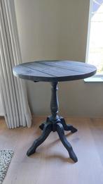 Houten wijntafel, bijzettafel rond 70cm, Huis en Inrichting, Ophalen, Rond, 55 tot 75 cm, Zo goed als nieuw