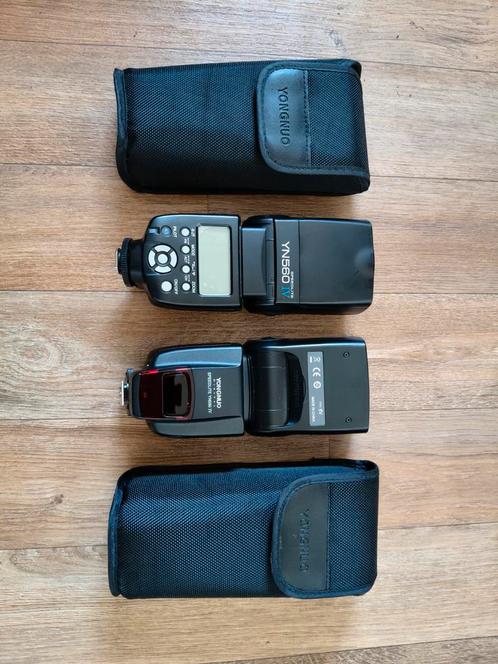 Yongnuo YN560 IV Flitsers (2x) Zo Goed Als Nieuw, Audio, Tv en Foto, Fotografie | Flitsers, Zo goed als nieuw, Overige merken