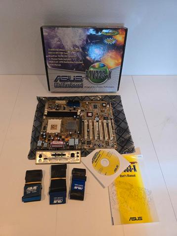 ASUS A7V333-X Socket socket 462/A DDR333Mhz Moederbord beschikbaar voor biedingen