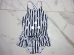 86-92 HEMA badpak blauw zilver, Ophalen of Verzenden, Zo goed als nieuw, Meisje, Pakje