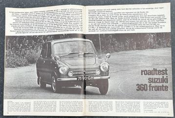 Suzuki Fronte 360 ( LC10 ) test in Autovisie 1969 beschikbaar voor biedingen