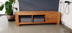 Teak houten tv meubel, Ophalen, Teakhout, 50 tot 100 cm, Zo goed als nieuw