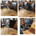 Design stoel zwart zwarte vintage design stoel | Loods66, Ophalen, Gebruikt, Zwart, Twee