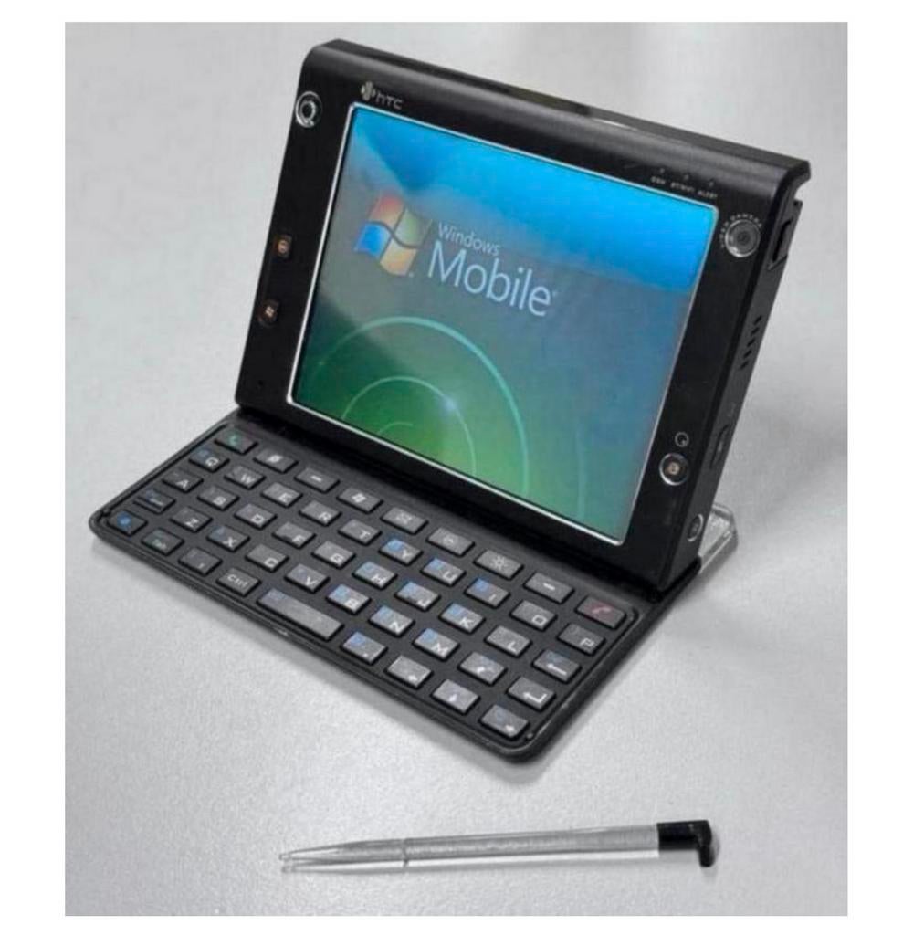 ZELDZAAM - HTC Advantage X7500 - Windows telefoon vintage, Telecommunicatie, Mobiele telefoons | HTC, HTC, Zwart, Fysiek toetsenbord