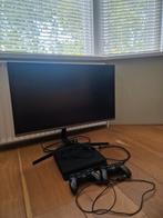 Playstation 4 + monitor + 2 duelshock controllers, Spelcomputers en Games, Games | Sony PlayStation 4, Ophalen of Verzenden, Zo goed als nieuw