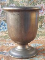 Mooie grote antieke vijzel met stamper uit Duitsland 14,8 cm, Antiek en Kunst, Antiek | Koper en Brons, Ophalen of Verzenden, Brons