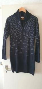 SENSATION ZWARTE GEBREIDE JURK MET GRIJZE PRINT RITSJE MT. L, Kleding | Dames, Jurken, Sensation, Zwart, Nieuw, Ophalen of Verzenden