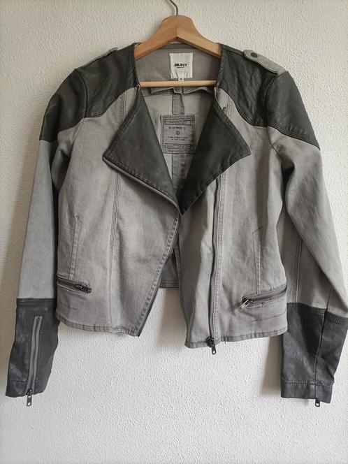 Stoer jack grijs Object 38, Kleding | Dames, Jassen | Zomer, Gedragen, Maat 38/40 (M), Grijs, Ophalen