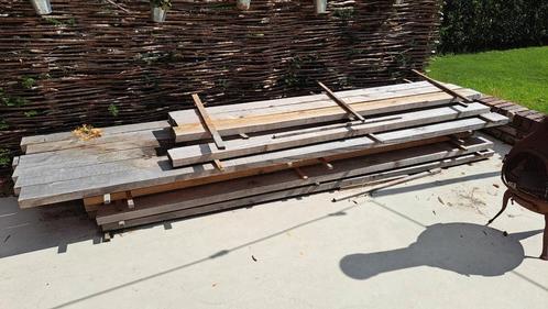 Douglas gordingen balken 5x15, Doe-het-zelf en Verbouw, Hout en Planken, Zo goed als nieuw, Balk, Overige houtsoorten, 300 cm of meer
