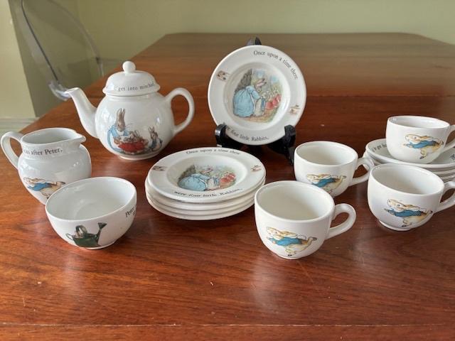 Puntgaaf Peter Rabbit kinder theeservies, Kinderen en Baby's, Speelgoed | Overig, Nieuw, Meisje, Ophalen of Verzenden