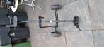 Golftrolley 2 wiels, met parapluhouder, Sport en Fitness, Golf, Ophalen, Gebruikt, Golfkar