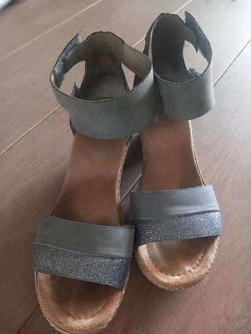 Rieker sandalen mooie kleur, blauw/grijs 37 beschikbaar voor biedingen