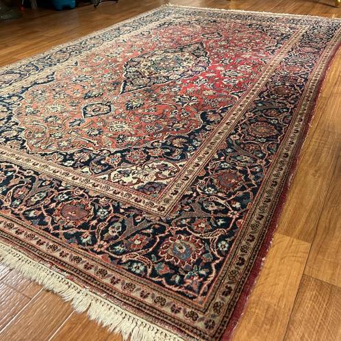 Trendy Origineel Perzisch tapijt - 212 x 130 cm - Vloerkleed, Huis en Inrichting, Stoffering | Tapijten en Kleden, Gebruikt, 100 tot 150 cm