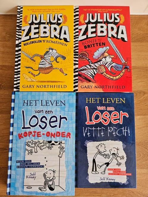 Jeff Kinney Leven van een Loser, Julius Zebra Britten, Boeken, Kinderboeken | Jeugd | 10 tot 12 jaar, Zo goed als nieuw, Fictie