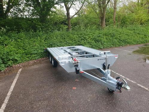 Autotrailer autoambulance remork autotrans temered 4.5 x 2.1, Auto diversen, Aanhangers en Bagagewagens, Nieuw, Ophalen