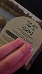 Bon voor Center parcs tot 250€ korting, Tickets en Kaartjes