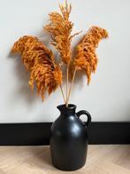 Mooie vaas met pluimen!, Ophalen of Verzenden, Zo goed als nieuw