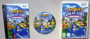 Sonic & Sega All Stars Racing voor de Nintendo Wii Compleet beschikbaar voor biedingen