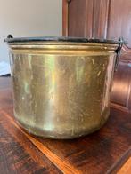 Koperen Pot met IJzeren Handvat, Antiek en Kunst, Ophalen of Verzenden, Koper
