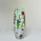 Vaas pistache flower, Overige kleuren, Nieuw, Ophalen of Verzenden, Glas