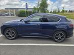 Alfa Romeo Stelvio 2.0 T AWD Ti AUTOMAAT Bruin leder | Trekh, Automaat, 12 maanden, Blauw, Leder