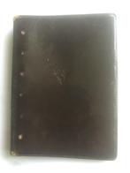 SUCCES AGENDA UIT HET VERLEDEN bruin leer 13x10 cm 6 gaats, Diversen, Ophalen of Verzenden, Gebruikt