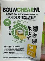 Glaswol 16cm dikte met alukraftfoil dampremmend prijs per m2