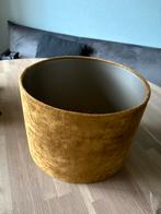 Lanpenkap goud 30cm velvet, Overige kleuren, 25 tot 50 cm, Rond, Ophalen of Verzenden
