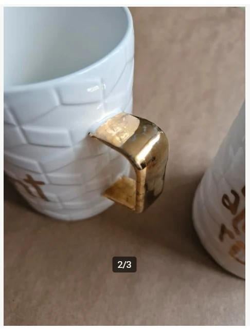 Mr en mrs right bekers h3, Huis en Inrichting, Overige materialen, Onbekend, Ophalen of Verzenden, Zo goed als nieuw