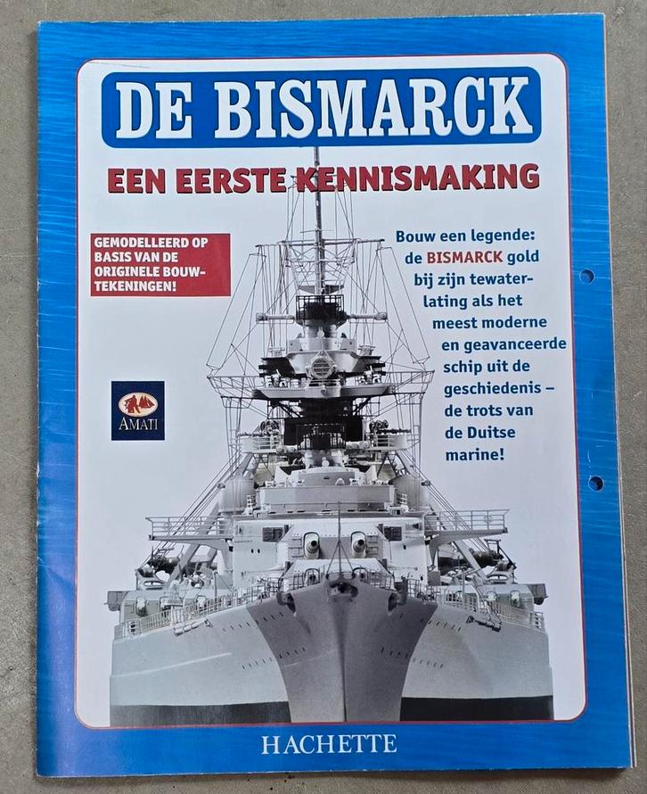 La Hachette / Amati Bismarck Model hout 1:200 (Compleet), Hobby en Vrije tijd, Modelbouw | Figuren en Diorama's, Zo goed als nieuw