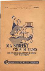 Ma spreekt voor de radio  B5, Hobby en Vrije tijd, Ophalen of Verzenden, Gebruikt, Versiering
