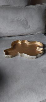 Luxe Hotelchique Kaarshouder Dienblad Tray - Beige Goud, Ophalen of Verzenden, Zo goed als nieuw, Overige vormen, Overige materialen