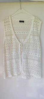 Bexleys Woman wit kanten mouwloos zomers vestje , mt M/L, Maat 38/40 (M), Wit, Ophalen of Verzenden, Zo goed als nieuw