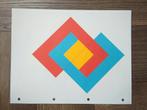Bob Bonies offset prent 1970 Geometrisch Abstract, Verzenden