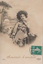 MEISJE JURK UIT 1912 ZEER MOOIE OUDE KAART KK100, Verzenden, Voor 1920, Gelopen, Overige thema's