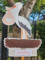 Ooievaar of ander leuk geboortebord huren, Kinderen en Baby's, Kraamcadeaus en Geboorteborden, Ophalen