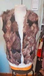 Bruin bont vest, Ophalen of Verzenden, Zo goed als nieuw, Maat 38/40 (M), Bruin