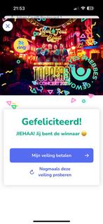 2 kaarten voor De Toppers in concert zaterdag, Twee personen