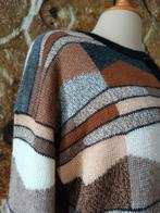 💖Prachtig 100% Alpaca wollen vest Intarsia L, Ophalen of Verzenden, Zo goed als nieuw, Maat 42/44 (L), Blauw