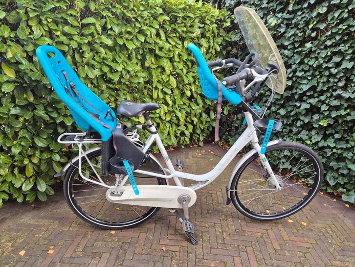 Gazelle mama fiets, Fietsen en Brommers, Fietsen | Dames | Moederfietsen, Gebruikt, Gazelle, 56 cm of meer, 2 zitjes, Ophalen