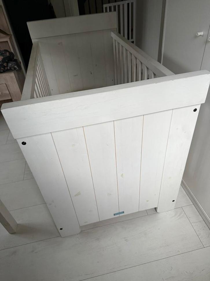 Bopita Commode & Ledikant White Wash, Kinderen en Baby's, Kinderkamer | Complete kinderkamers, Gebruikt, Jongetje of Meisje, Ophalen