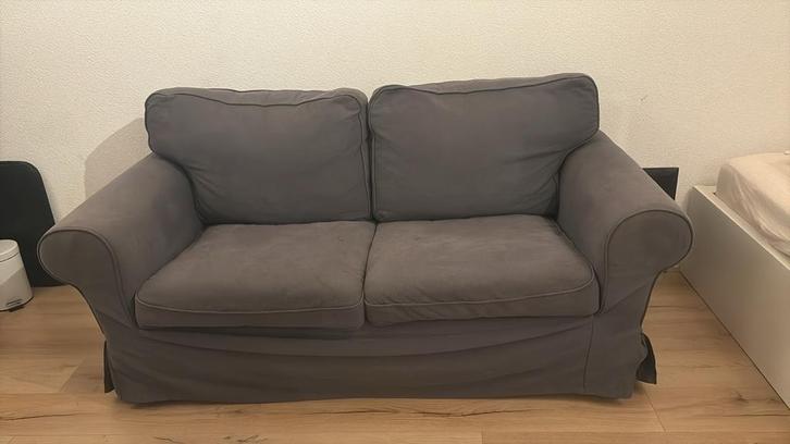 2-zitsbank, Huis en Inrichting, Banken | Bankstellen, Gebruikt, Rechte bank, Tweepersoons, 200 tot 250 cm, 75 tot 100 cm, Ophalen