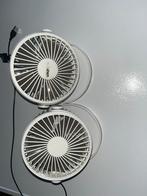 Dubbele USB ventilator - Wit, Ophalen of Verzenden, Gebruikt, Maxter