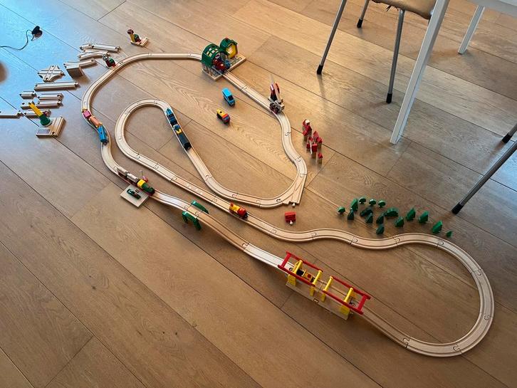 Brio houten trein set, Kinderen en Baby's, Speelgoed | Houten speelgoed, Zo goed als nieuw, Ophalen