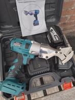 plaatschaar accuknipschaar 4Ah li-ion doorloopschaar ZinkAlu, Ophalen of Verzenden