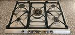 5-pits inbouw SMEG gasfornuis - 70cm breed, Witgoed en Apparatuur, Kookplaten, Ophalen, Gebruikt, Inbouw, Gas
