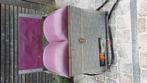 Viskoffer/zitkoffer 46x30x40 cm, Watersport en Boten, Hengelsport | Algemeen, Ophalen, Gebruikt, Koffer of Tas